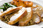 Slow-Roasted Turkey with Gravy