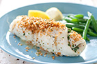 Baked Sole Fillets with Herbs and Bread Crumbs