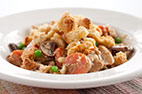 Chicken Pot Pie With Savory Crumble Topping