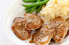 Sautéed Pork Cutlets with Mustard-Cider Sauce