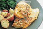 Sauteed Chicken Cutlets with Mustard-Cider Sauce (Chicken Paillard)
