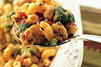 Skillet Chicken with Broccoli, Ziti, and Asiago Cheese