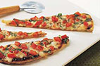 Grilled Tomato and Cheese Pizzas For Charcoal Grill