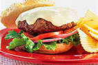 Well-Done Hamburgers on a Charcoal Grill