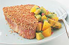 Pan-Seared Sesame-Crusted Tuna Steaks