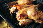 Crisp-Skin High-Roast Butterflied Chicken with Potatoes