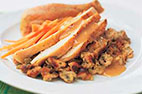 Stuffed Roast Butterflied Chicken