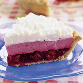 Raspberry Chiffon Pie