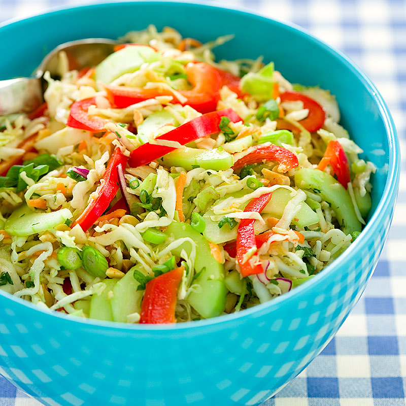 Sweet and Spicy Asian Slaw