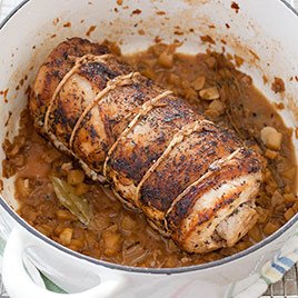 French-Style Pot-Roasted Pork Loin 