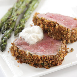 Horseradish-Crusted Beef Tenderloin
