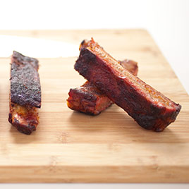 Memphis-Style Barbecued Spareribs on a Charcoal Grill