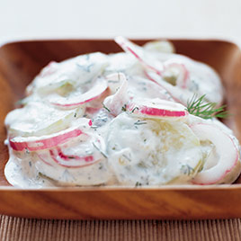 Creamy Dill Cucumber Salad