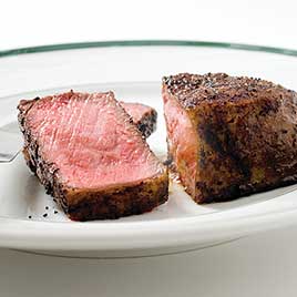 Pan-Seared Thick-Cut Strip Steaks