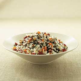 Wild Rice Pilaf with Pecans and Dried Cranberries