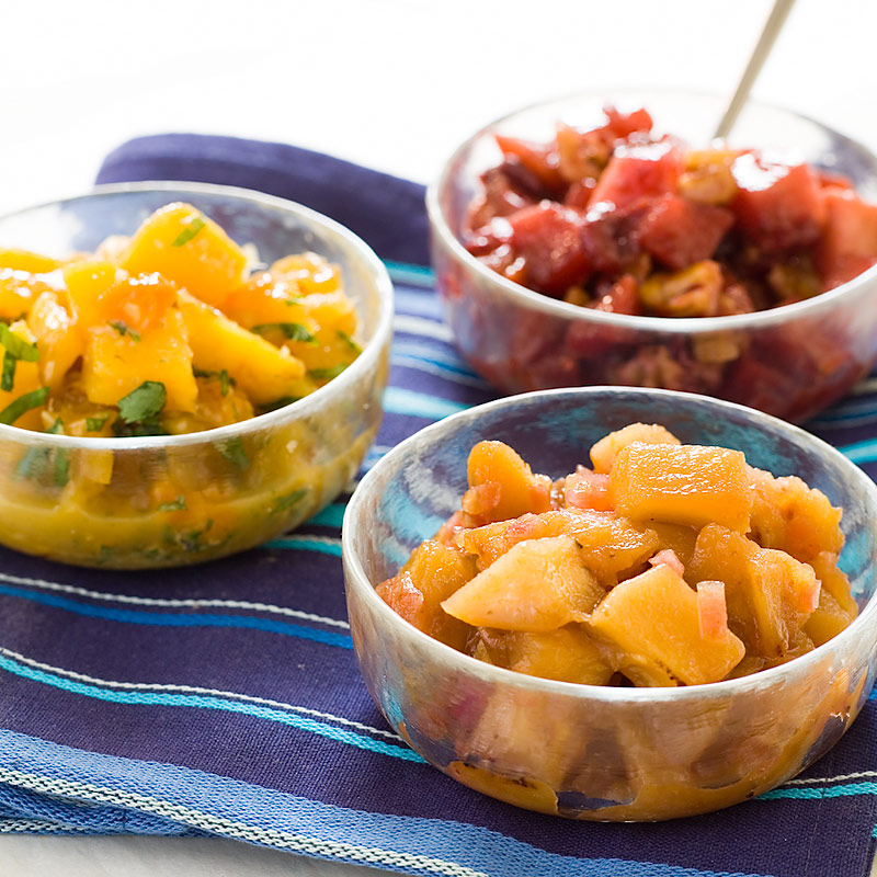 Mango-Peach Chutney