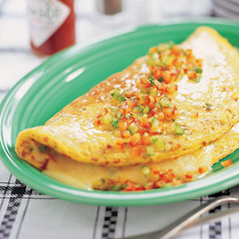 Family-Sized Cheese Omelet