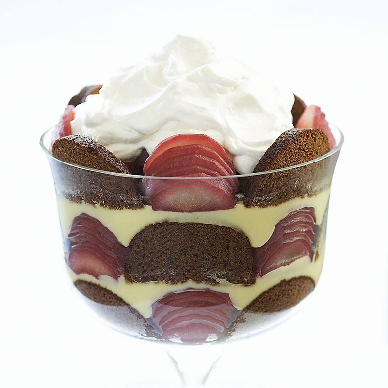 Gingerbread-Pear Trifle