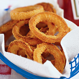 Oven Fried Onion Rings