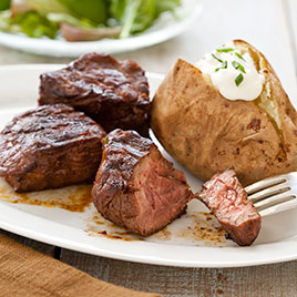 Grilled Steakhouse Steak Tips