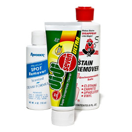 Testing Food Stain Cleaners