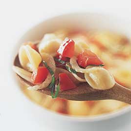 Farfalle with Tomatoes, Olives and Feta