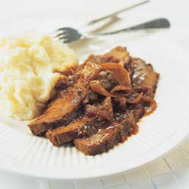 Onion-Braised Beef Brisket