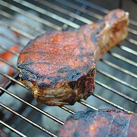 Gas-Grilled Pork Chops