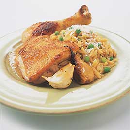 Chicken with 40 Cloves of Garlic