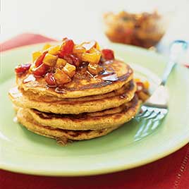 Apple, Cranberry, and Pecan Topping for Pancakes
