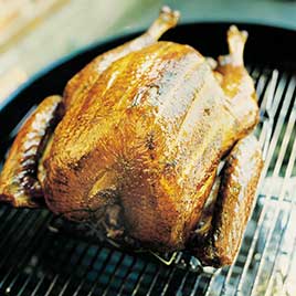 Grill-Roasted Turkey for Charcoal Grill