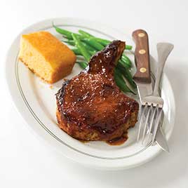 Skillet-Barbecued Pork Chops