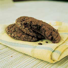 Thick and Chewy Double Chocolate Cookies